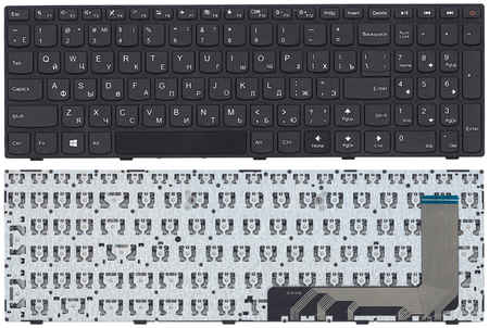 Клавиатура для ноутбука Lenovo IdeaPad 110-15ISK 110-17ACL черная с рамкой 965844473745403