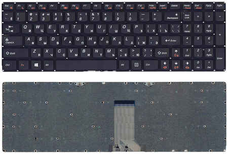 Клавиатура для ноутбука Lenovo IdeaPad B5400 M5400 черная без рамки 965844473745471