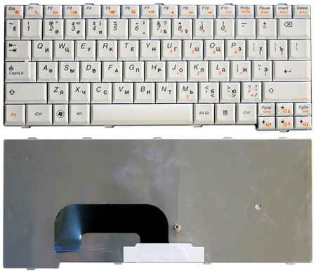 Клавиатура для ноутбука Lenovo IdeaPad S12 белая 965844473745473