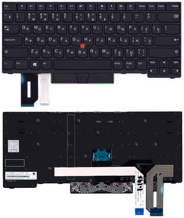Клавиатура для ноутбука Lenovo ThinkPad E480 E485 черная 965844473745680