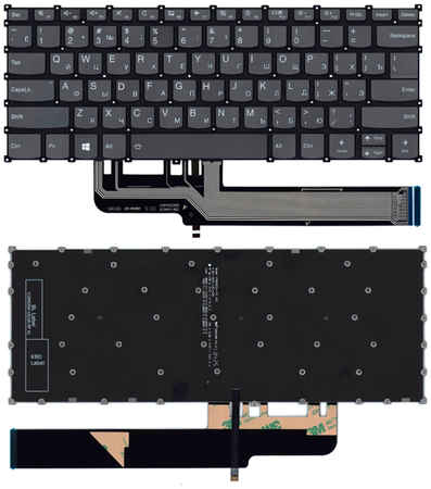 Клавиатура для ноутбука Lenovo XIAOXIN Air-14 2019 540S-14 черная с подсветкой 965844473745846
