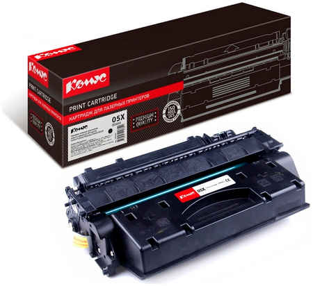 Картридж для струйного принтера Комус 05X (CE505X) черный, совместимый 965844473757300