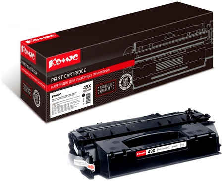 Картридж для лазерного принтера Комус 49X (Q5949X) черный, совместимый 965844473757330