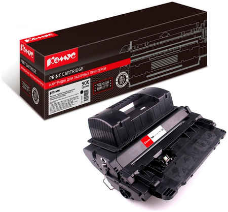 Картридж для лазерного принтера Комус 90X (CE390X) черный, совместимый 965844473757351