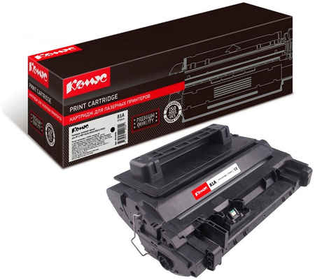 Картридж для лазерного принтера Комус LJ MFP M630, M604, M605 (CF281A) черный, совместимый 965844473757355