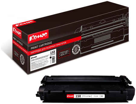 Картридж для лазерного принтера Комус 15X (C7115X) черный, совместимый 965844473757392