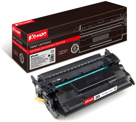 Картридж для лазерного принтера Комус 26X (CF226X) черный, совместимый 965844473757393