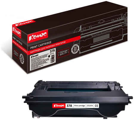 Картридж для лазерного принтера Комус 37A (CF237A) черный, совместимый 965844473757519