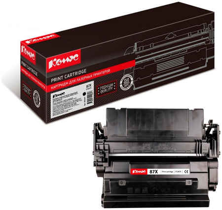 Картридж для лазерного принтера Комус LJ M506, M527 (CF287X) черный, совместимый 965844473757544