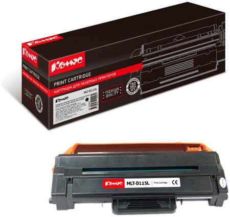 Картридж для лазерного принтера Комус SL-M262 (MLT-D115L) черный, совместимый 965844473757588