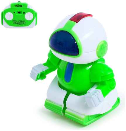 Робот IQ BOT радиоуправляемый Минибот световые эффекты, цвет зелёный 965844473949865