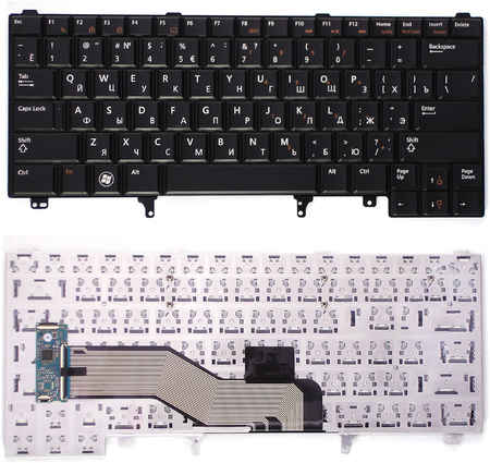 Клавиатура для ноутбука Dell Latitude E6320 E6420 E5420 черная без указателя 965844473950922