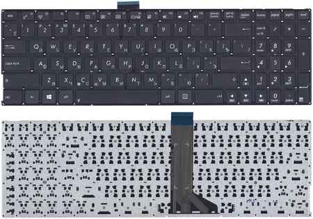 Клавиатура для ноутбука Asus X555L X553 черная (плоский ENTER) 965844473955210