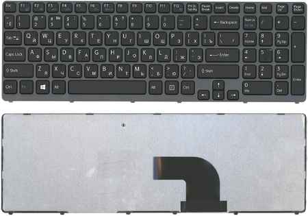 Клавиатура для ноутбука Sony Vaio SVE17 черная 965844473959367