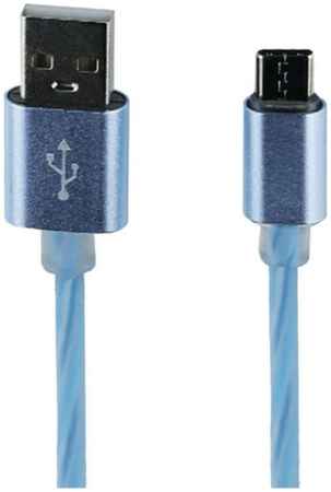 Кабель Liberty Project USB Tyre-C косичка Blue 1 м 965844474083083