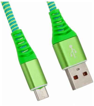 Кабель Liberty Project Micro USB Носки Green