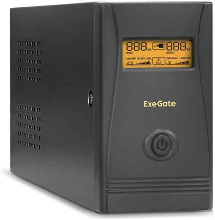 Источник бесперебойного питания ExeGate Power (EP212515RUS) Power Smart ULB-600 LCD