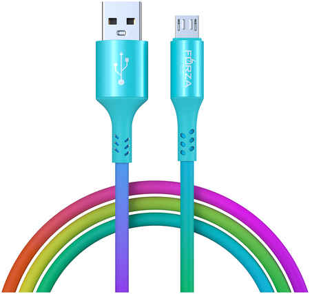 Кабель Micro USB FORZA 443-033 1 м Multicolor