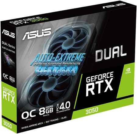 Видеокарта ASUS NVIDIA GeForce RTX 3050 DUAL OC Edition (DUAL-RTX3050-O8G) 965844474363123