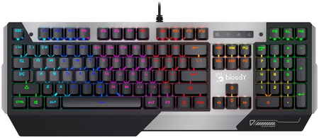 Проводная игровая клавиатура A4Tech B865R Black/Gray 965844474363189