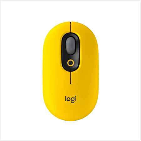 Беспроводная мышь Logitech POP Mouse Yellow/Black (910-006546) 965844474439201