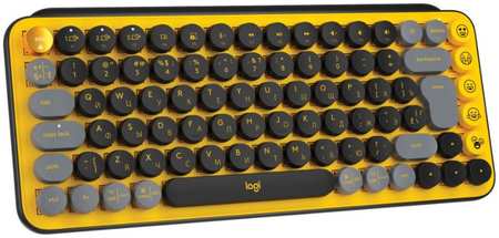 Беспроводная клавиатура Logitech POP Keys Yellow/Black (920-010716) 965844474439272