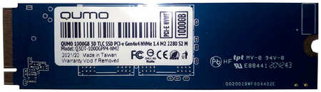 SSD накопитель QUMO Novation M.2 2280 1 ТБ (Q3DT-1000GPP4-NM2)