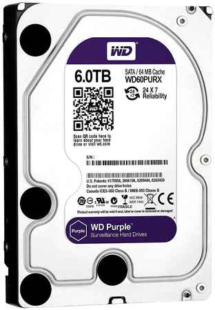 HDD WD 6 ТБ (WD60PURX) 965844474533955