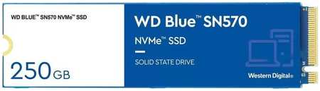 SSD накопитель WD Blue SN570 M.2 2280 250 ГБ (WDS250G3B0C) 965844474546402