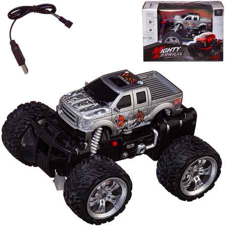 Junfa toys Машинка р\у JUNFA Джип трюковой TS-C4A/серебристый 965844474684440