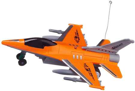 ABtoys Самолет Junfa Истребитель с двух канальным пультом управления PY196-30C/оранжевый 965844474684820