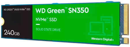 SSD накопитель WD Green SN350 M.2 2280 240 ГБ (WDS240G2G0C) 965844474716688