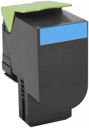 Картридж для лазерного принтера Lexmark 80C8HCE голубой, оригинальный 965844474846303