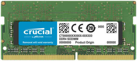 Оперативная память Crucial 8Gb DDR4 3200MHz SO-DIMM (CT8G4SFRA32A) Basics