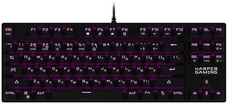 Проводная игровая клавиатура Harper Gaming Tango GKB-P100 Black 965844474891411