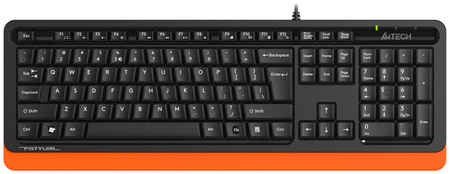 Проводная клавиатура A4Tech FSTyler FKS10 Black/Orange 965844474891690