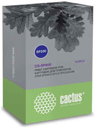 Картридж для матричного принтера CACTUS CS-SP200 пурпурный, совместимый 965844474891778
