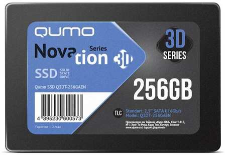 SSD накопитель QUMO Novation 3D 2.5″ 256 ГБ (Q3DT-256GAEN) 965844474891814