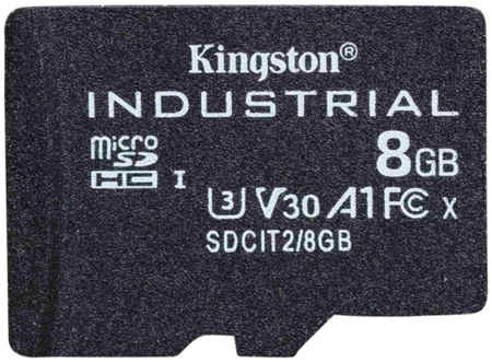 Карта памяти Kingston Micro SDHC 8Гб Industrial (SDCIT2/8GB) Industrial SDCIT2/8GB 965844474891882