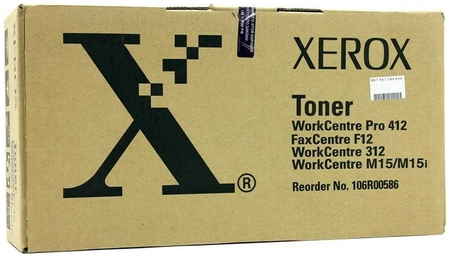 Картридж для лазерного принтера Xerox 106R00586 черный, оригинальный 965844474891995