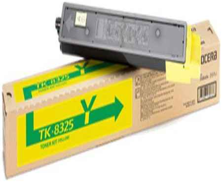 Картридж для лазерного принтера Kyocera TK-8325Y (1T02NPANL0) желтый, оригинальный TK-8325Y 1T02NPANL0 965844474982113