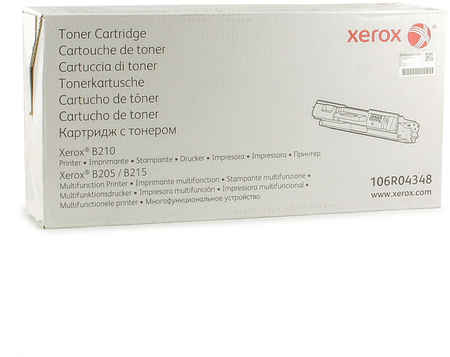 Тонер Xerox 106R04348, черный оригинальный 965844474982158