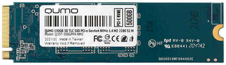 SSD накопитель QUMO Novation M.2 2280 500 ГБ (Q3DT-500GPP4-NM2) 965844474982292