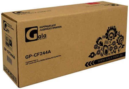 Картридж для лазерного принтера GalaPrint 44A CF244A (1372886) черный, совместимый 965844475076065
