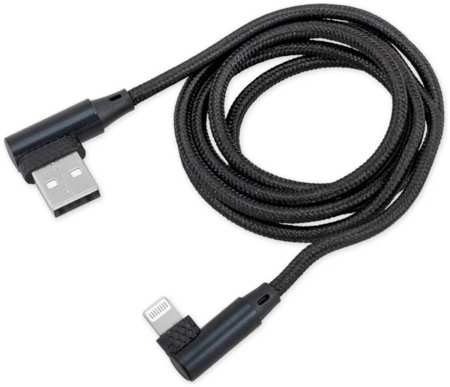 Дата-Кабель Arnezi Lightning - USB iPhone 6/7/8/X угловой, 1 м, черный A0605028 965844475175523