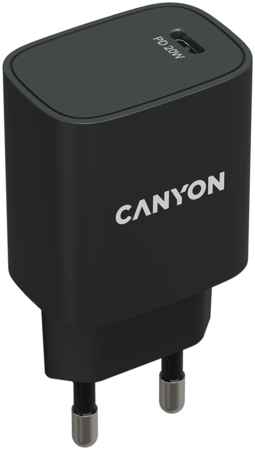 Сетевое зарядное устройство CANYON H-20-02 1xUSB Type-C 3 А черный 965844476107144