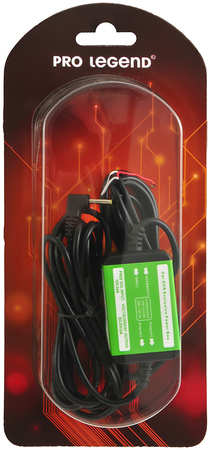 Автомобильное зарядное устройство PROLEGEND LP3 12V 2.5х0,7DC 1A угловое 3.5 м PL3300