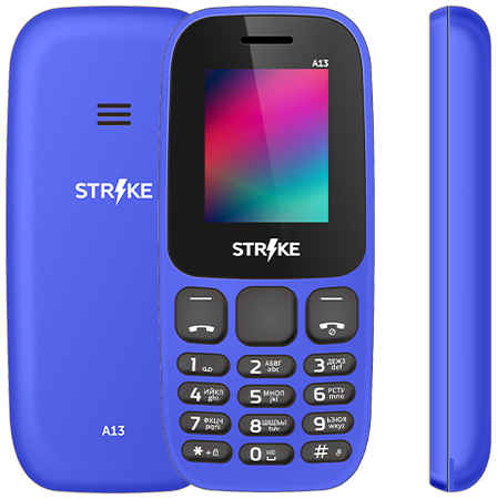 Сотовый телефон Strike A13 Dark Blue 965844476298913