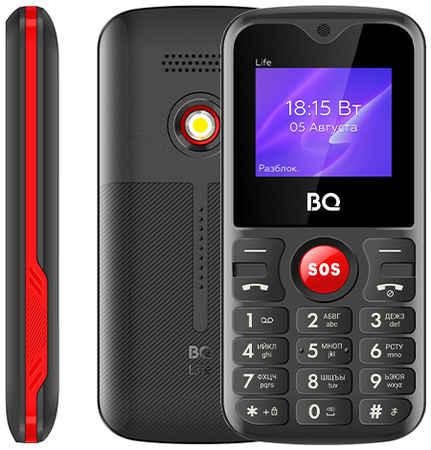 Мобильный телефон BQ 1853 Life Black Red 965844476757074