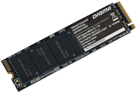 SSD накопитель DIGMA Mega S3 M.2 2280 1 ТБ (DGSM3001TS33T) 965844476841928